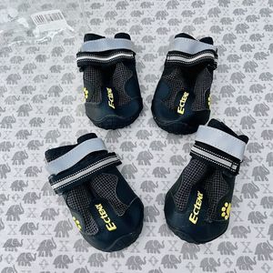 Dog Shoes Boots Size 5 Medium 40-55# Waterproof Reflective Rubber Grip Soles